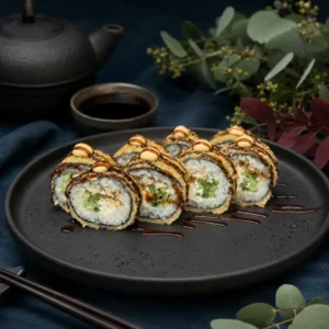 Темпура-рол з креветкою XL — доставка ONLINE SUSHI