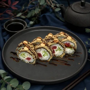Темпура-рол з тунцем XL — доставка ONLINE SUSHI
